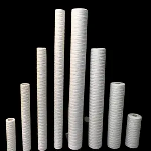 WCO Series 20/30/40/60 Inch Absorbent Cotton GF PE Nylon PTFE PP String Wound Water Filter Cartridge