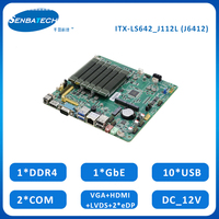 Carte mère industrielle embarquée Mini ITX ITX-LS642_J112L J6412 monocanal DDR4 SATA3.0 M.2 TPM 10 USB 2 COM 12V