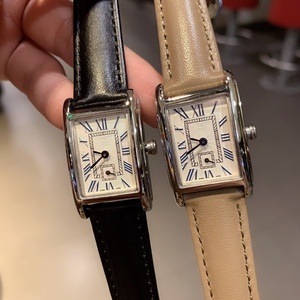Montre de luxe haut de gamme, mouvement à quartz précis, style rétro léger et luxueux, bracelet en cuir de crocodile, boîtier en acier inoxydable, Longines. - Product Image 4