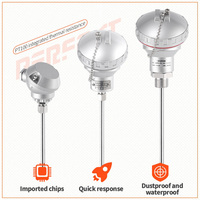 Capteur de température à thermocouple de type K industriel 1600 ℃   Capteur pour chaudière de fournaise