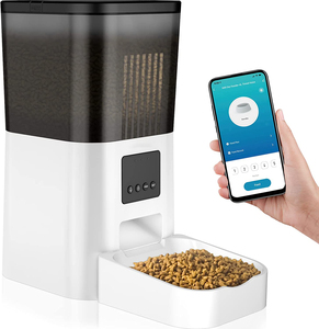 Üretim satmak görsel pencere akıllı köpek ses kaydı ile kedi maması dağıtıcı besleme kasesi 4L otomatik evcil hayvan besleyici - Product Image 1