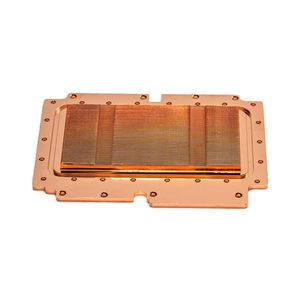 DARE, ensamblajes de disipador de calor de cobre personalizados mecanizados con precisión, componentes de radiador, esquema de disipación de calor para refrigeración - Product Image 2