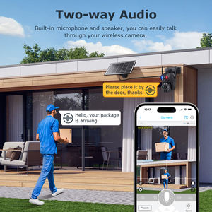 Caméra de sécurité UBox 4G 6MP Wifi avec zoom 36X, étanche IP66, double vue, batterie solaire, PTZ, vision nocturne couleur, caméra CCTV avec carte SIM - Product Image 6