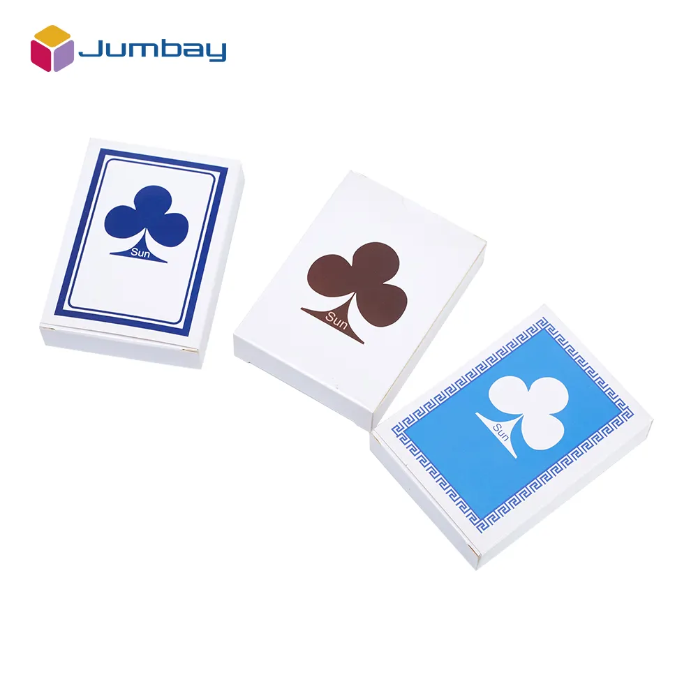 Costom impreso diseño Logo PVC papel plástico juegos tarjetas esquina redonda papel jugar tarjeta