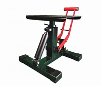 Plateforme de levage hydraulique à ciseaux pour moto, hauteur de levage de 375 mm, plateforme d'entretien