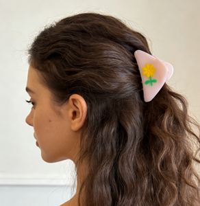 Sheshares Nuova Moda Fermaglio per Capelli in Acrilico con <span class=keywords><strong>Immagine</strong></span> Floreale Accessori per Capelli da Donna - Product Image 1