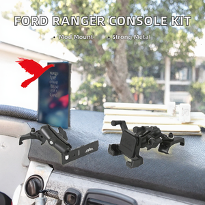 Accessoires automobiles HIGH FLYING, kits intérieurs, support de téléphone interphone modulaire en alliage d'aluminium pour tableau de bord, <span class=keywords><strong>kit</strong></span> de fixation pour Ranger 2024 - Product Image 2