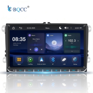 BQCC Autoradio Android Originale 9" con Lettore DVD, Carplay, FM AM RDS, Video per <span class=keywords><strong>Volkswagen</strong></span> <span class=keywords><strong>Polo</strong></span> Tiguan Passat B6 CC <span class=keywords><strong>Golf</strong></span> 5 Amarok - Product Image 1