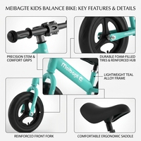 Vélo d'équilibre pour enfants personnalisé OEM, vente en gros, cadre en acier léger, draisienne pour tout-petits, vélo sans pédales pour enfants