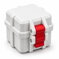 Vente en gros de supports personnalisés en plastique PETG pour deux flacons de 3 ml, étui de rangement rigide avec doublure en mousse, logo OEM, fabricant