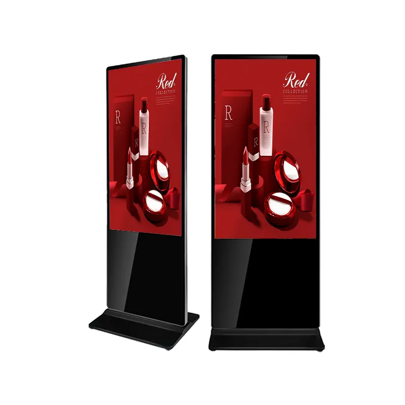 Custom 32 inch lcd 4k hd indoor floor standing touch information digital signage advertising screen