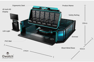 Équipement VR 9D de dernière génération, théâtre volant en réalité virtuelle somatosensorielle avec 6 sièges, <span class=keywords><strong>cinéma</strong></span> de vol à mouvement complet - Product Image 3