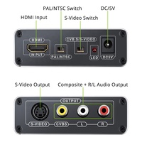 Convertisseur adaptateur HDMI vers AV RCA CVBS S-Video Xput 4K60Hz, transmetteur de signal vidéo HD, prend en charge HDCP2.2 pour affichage TV