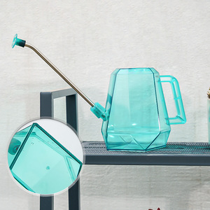 Regadera Transparente con Boquilla Larga para Jardinería, Herramienta de Riego de Plástico Resistente - Product Image 4