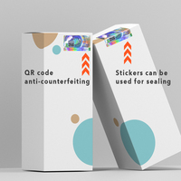 Autocollants holographiques A4 personnalisables en vinyle imperméable avec design doré pour emballages cosmétiques - Étiquettes destructibles écologiques