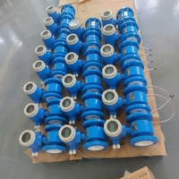 Débitmètre électromagnétique de haute précision CE ISO, débitmètre d'eau magnétique numérique pour le contrôle des processus industriels DN50-DN300