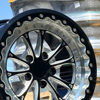 Jantes forgées Beadlock 15 17 18 pouces 5x114.3 5x130 5x120.65 4x100 6x139.7 pour Drag Racing, compatibles GTR Aston Martin Lotus GMC