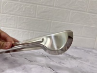Pinces alimentaires en acier inoxydable 304, demi-cercle et cercle complet, antidérapantes et anti-brûlure, pour pain, serviettes, buffet, barbecue et fritures