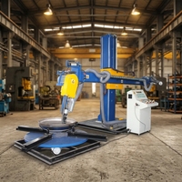 Machine de polissage à vitesse variable JOTUN pour fonds de cuves sous pression, machine de rectification de surface pour têtes de réservoirs métalliques