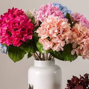 Bán Buôn Sáu Nhiều Màu PU Cảm Ứng Tú Cầu Cho Đám Cưới Backdrop Thương Mại Không Gian Hiển Thị Giáng Sinh Nhân Tạo Hoa Tùy Chỉnh - Product Image 3