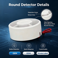 12V Wired Strobe Siren, 110dB Sound Light Alarm for Home Security