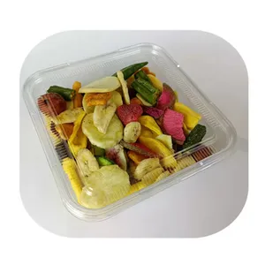 Großhandel PET Lebensmittelverpackungsbox transparente Clamshell-Schachtel für Kuchen/Keks/Obst/Snacks