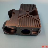 Complex 5-Axis CNC Milled Black Aluminum Enclosure | One-Piece Precision Housing with Deep Cavity & Thin Walls | Meitesi Factory
