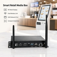 Reproductor Multimedia de Señalización Digital LED MK2 RK3568 4K 60fps, Caja de Control Industrial, Doble GbE, 1TOPS NPU, Compatible con NVR, IoT Gateway