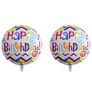 Llegada de <span class=keywords><strong>un</strong></span> nuevo gran forma redonda 32 pulgadas <span class=keywords><strong>Feliz</strong></span> cumpleaños globos de papel de aluminio globo de aire - Product Image 1