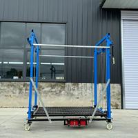 Plateforme élévatrice électrique pliable de 2m à 12m avec capacité de charge de 0,5 tonne, construction métallique pour les applications de peinture murale