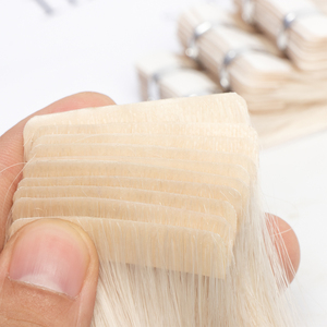 New Arrival 100% European Invisible <strong>Tape</strong> Double Drawn Raw Human <strong>Hair</strong> <strong>Extensions</strong> Light Color <strong>Tape</strong> in <strong>Hair</strong> <strong>Extensions</strong> - Product Image 5