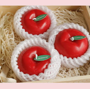 Set Regalo di Candele Profumate alla Mela per Natale 2025, Fragranza d'Ambiente, Ornamento Decorativo a Tema Festivo - Product Image 1