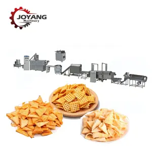 Fried Corn Doritos Cone Bugles Salad Rice Crust Snacks 2D/3D Fryum Pellets Food Production Line
