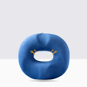 2024 Round Donut Travel Fluffy Game Comfort Reading Woven Cotton Home Decoration Sitting Sponge Seat Cushion With Foam Filling