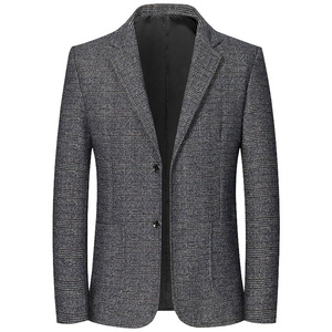 <span class=keywords><strong>Veste</strong></span> <span class=keywords><strong>de</strong></span> <span class=keywords><strong>costume</strong></span> pour hommes Nouvelle <span class=keywords><strong>veste</strong></span> <span class=keywords><strong>de</strong></span> <span class=keywords><strong>costume</strong></span> simple décontractée pour hommes d'âge moyen sans manteau <span class=keywords><strong>de</strong></span> repassage - Product Image 5