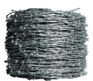 4 Point 2 Stand <b>Wire</b> Twist Galvanized <b>Barbed</b> <b>Wire</b> for Fencing - Product Image 3