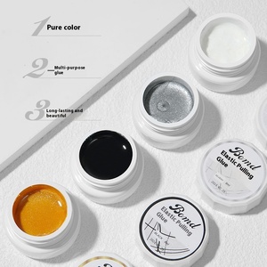 Gel Fototerapico Rosso a Lunga Durata per Nail Art, Seta Elastica, Rete di <span class=keywords><strong>Ragno</strong></span>, Lampada LED, Olio Vegetale, Colla per Seta - Product Image 1