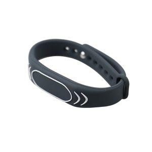 Silikon bileklik NFC 213 çip NFC ve RFID erişim kontrolü 55-65mm çap 13.56 MHz frekans bileklik - Product Image 4