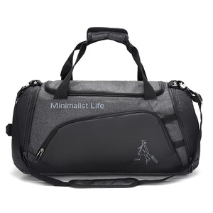 Latest Fashion Lightweight Zipper Closure Letter Pattern Handbag Large Capacity Waterproof Boarding Bag for Students Travel - Product Image 3