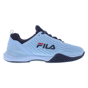 Chaussures pour hommes Fila Speedserve Energized Couleur : Bleu cachemire/Noir marine Rouge Fila 100% authentique - Product Image 3