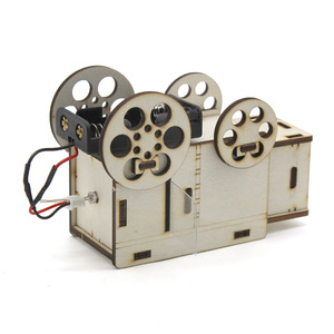 Wooden Slide Projector Diy Science Kit For Kids <b>Education</b> <b>Toy</b> 7-9 Years Old - Product Image 3