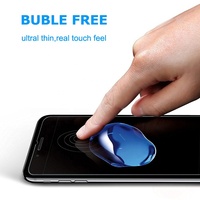 AG Matte Frosted Full Cover Protecteur d'écran en verre trempé pour Vivo Y17 & Y3 Smartphone Film en verre trempé