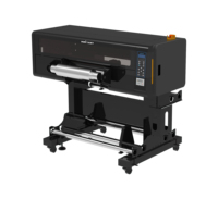 Imprimante jet d'encre UV INKGIANT A2 NOUVELLE I3200 Tête d'impression CMYK Imprimante d'étiquettes rouleau à rouleau à tête unique Entièrement automatique Portable 2400 DPI