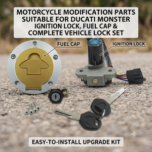 Accessoires de modification de moto adaptés à <span class=keywords><strong>Ducati</strong></span> Monster : interrupteur électrique, couvercle de réservoir de carburant, verrouillage complet du corps - Product Image 5