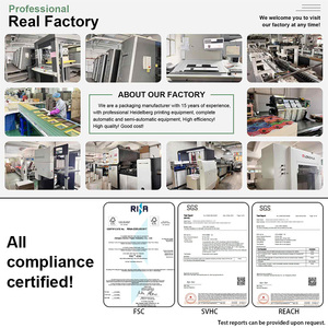 صندوق كوكيز صلب مخصص بغطاء وقاعدة مع فاصل وشعار مطبوع بالذهب، صندوق كوكيز صلب مخصص بالجملة - Product Image 6