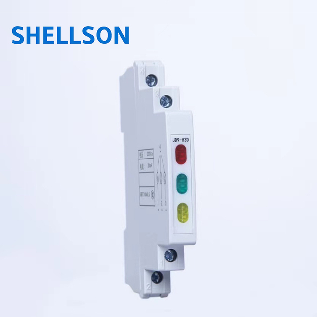 Wholesale 0.5P 9mm Din Rail LED Indicator Modular Three Lamp LED Relays 230V AC Voltage Indicator Signal Lamp