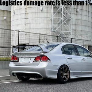 2006-2015 for Honda Civic Spoiler FD2 Spoiler High Quality ABS <b>Material</b> Car Rear Wing Primer Color Rear Spoiler for Honda Civic - Product Image 2