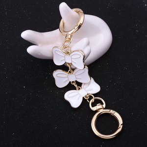 Fashion Metal <strong>Keychain</strong> Charm Strawberry Flowers <strong>Moon</strong> Cherry butterfly Knots Pearl Accessories <strong>Keychain</strong> Car Bag <strong>Keychain</strong> Pendant - Product Image 2