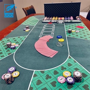 <span class=keywords><strong>UOO</strong></span> personalizado de lana fina de póquer de mesa de póquer Mat Rubber Poker Table Top - Product Image 1
