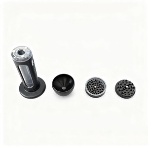 Combo de Molinillo y <span class=keywords><strong>Rodillo</strong></span> 2 en 1 Directo de Fábrica con Ventana Lateral, Triturador de Hierbas de Aleación de Zinc, Impresión de Logotipo Personalizado, Stock Disponible - Product Image 2